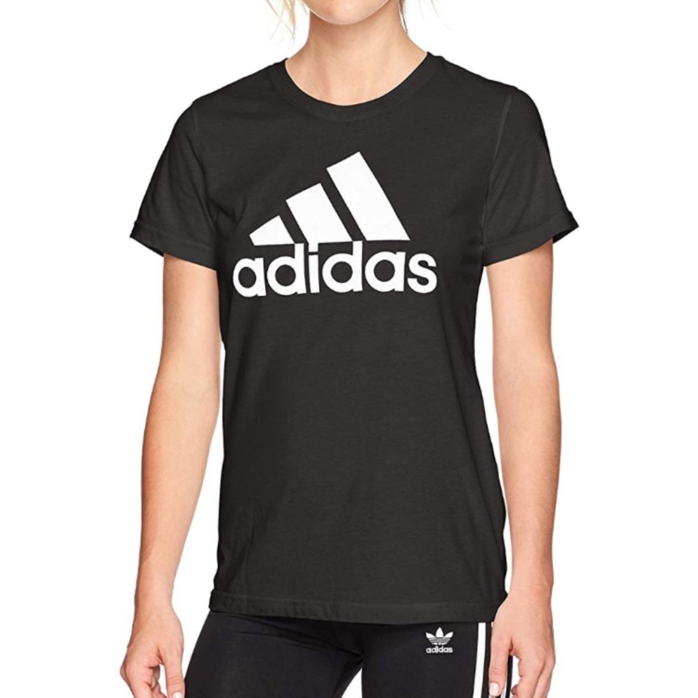 Adidas classic black T shirt
